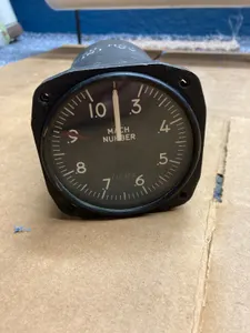 BOEING 707 KOLLSMAN C18135-10-007 MACHMETER INDICATOR *AR* VINTAGE